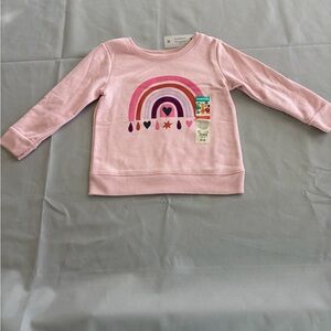 Garanimals Pink Sweatshirt with Rainbow Design